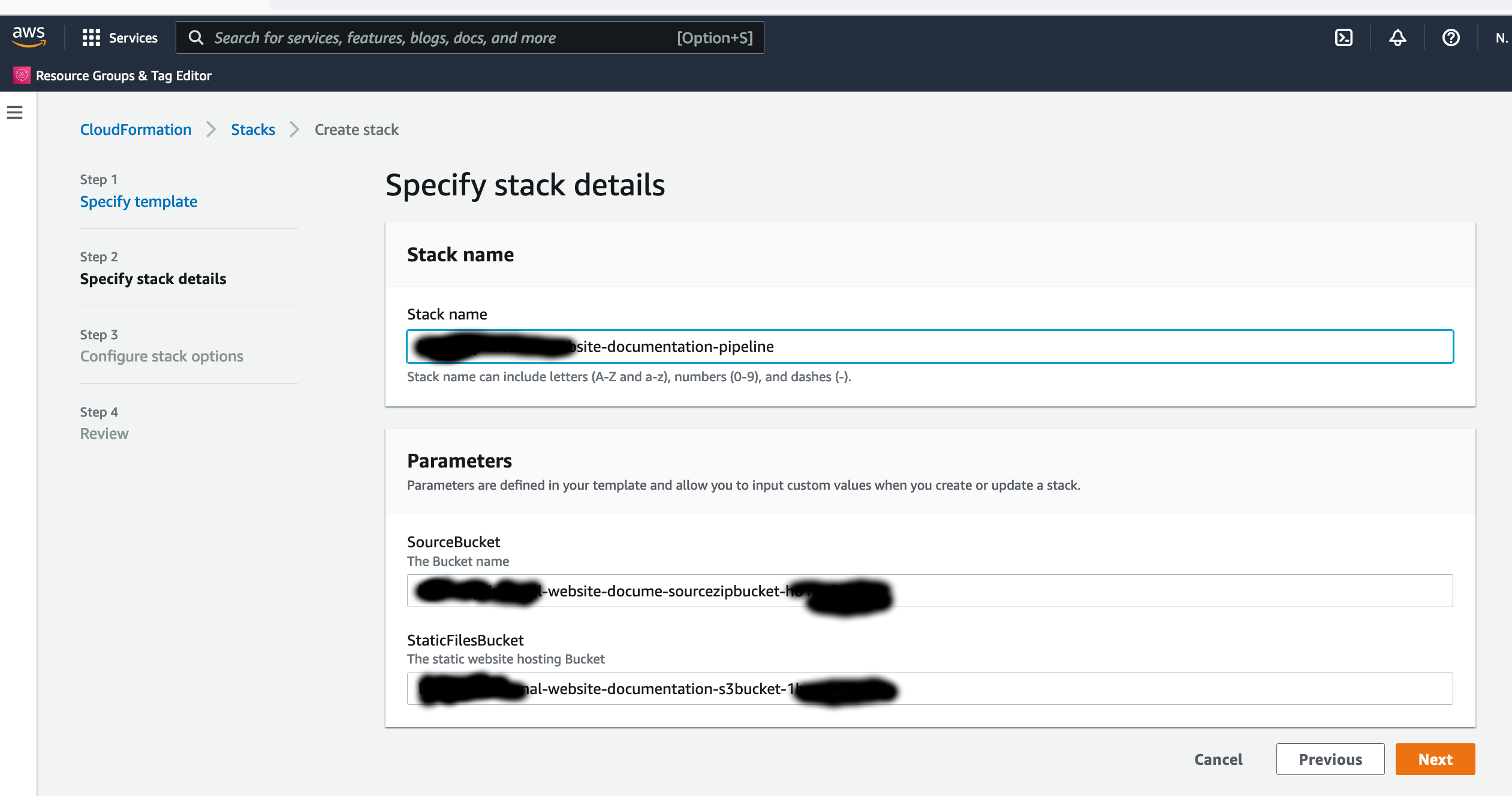 aws cloudformation pipeline 1
