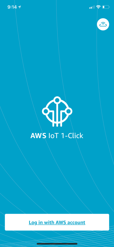 aws iot app login