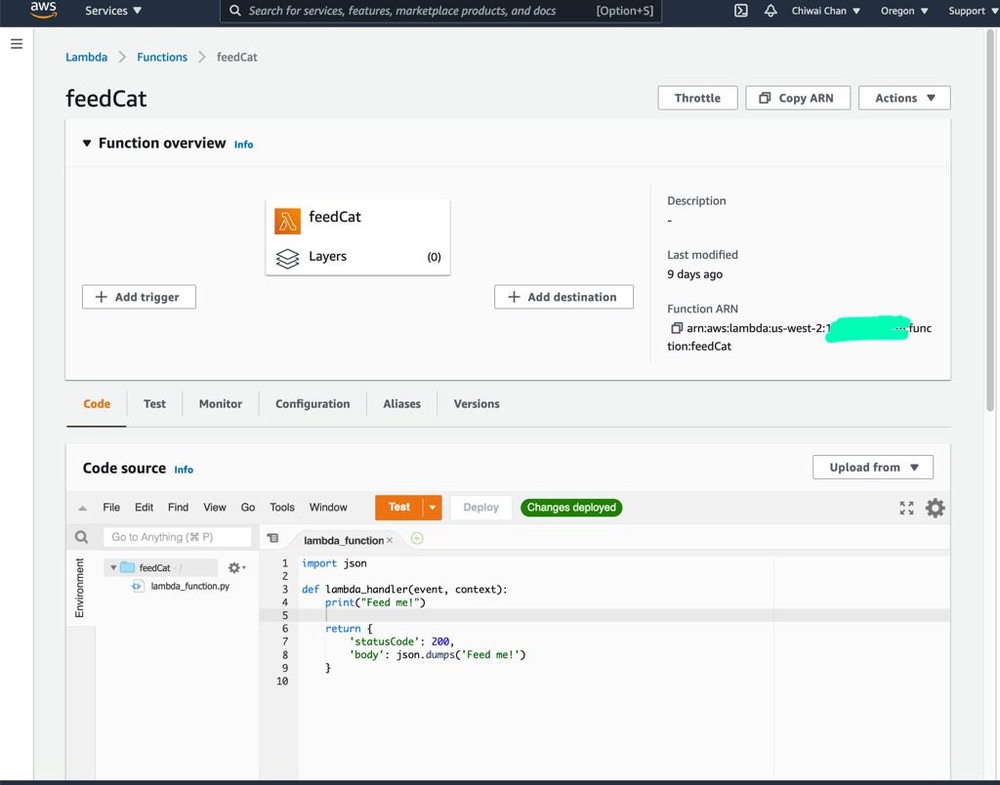 aws iot lambda
