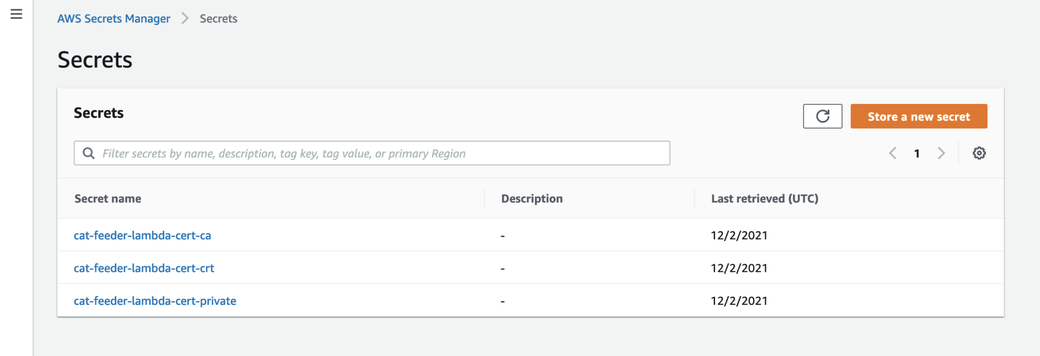 aws secrets manager
