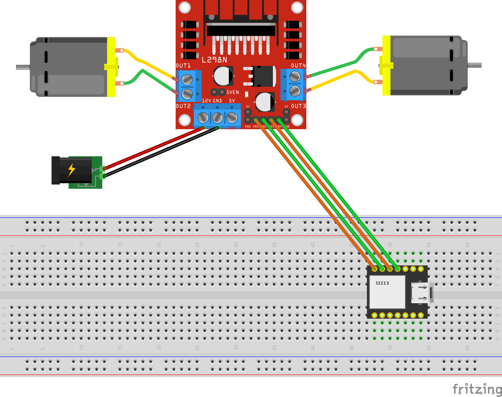 breadboard diagram seeed