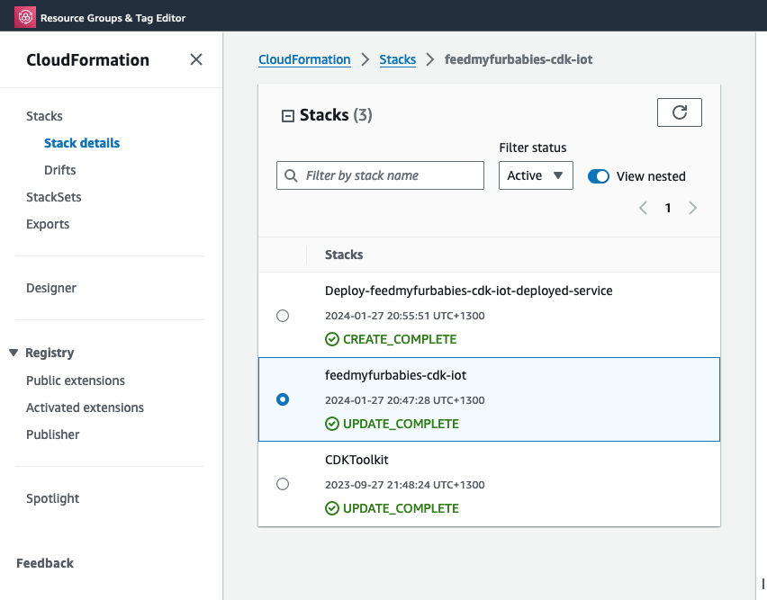CloudFormation Stacks
