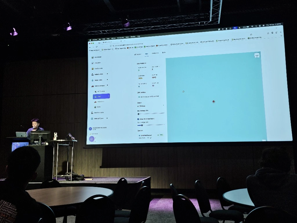Live demo of the vehicle tracking dashboard